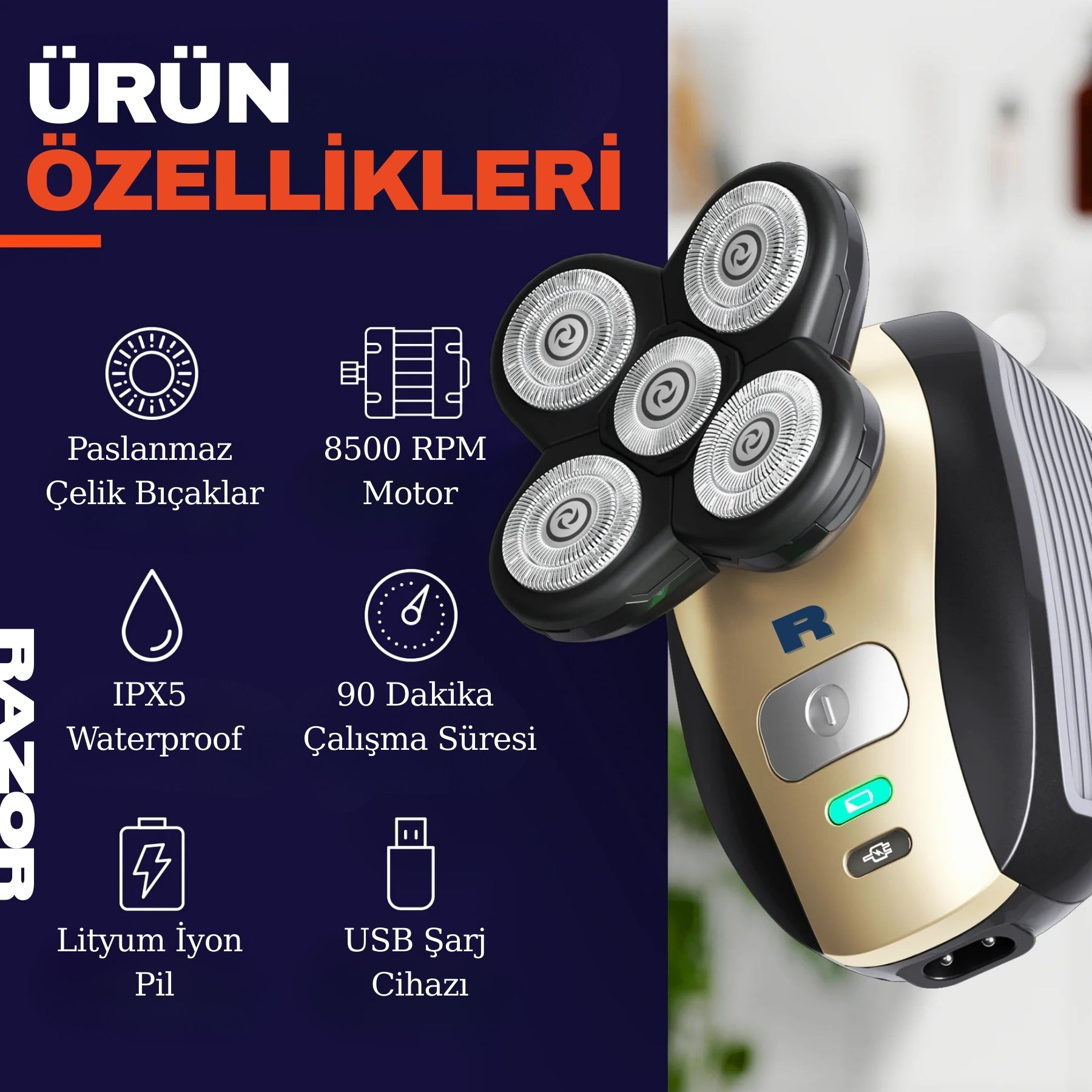 Razor® Zahmetsiz Tıraş Makinesi